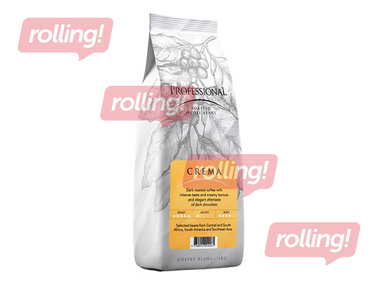 Kafijas pupiņas Professional Crema, 1kg
