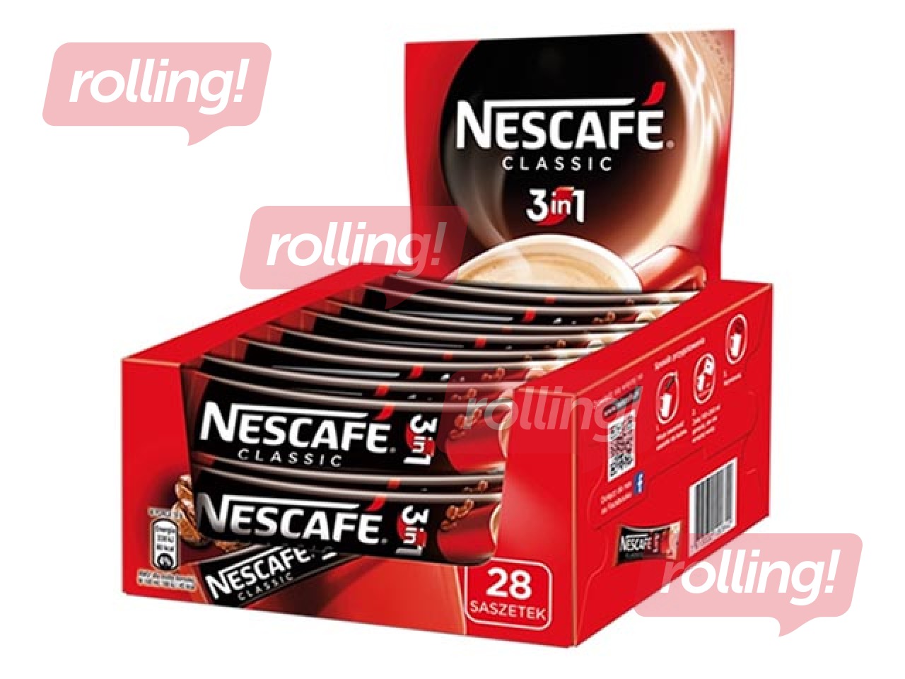 Kafijas dzēriens Nescafe 3in1, 28x17.5g