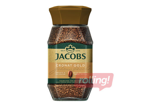 Kafija šķīstošā Jacobs Cronat Gold, 200g