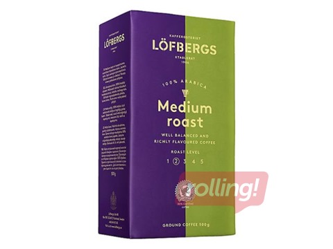 Kafija maltā Lofbergs Medium Roast In cup, 500g