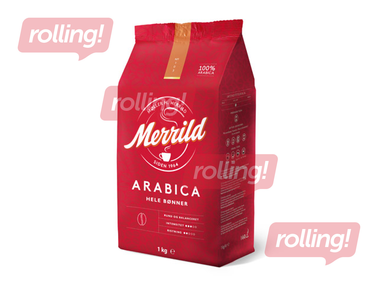 Kafijas pupiņas Merrild Arabica, 1kg