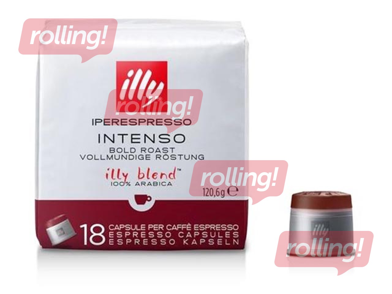 Кофе в капсулах Illy Intenso, IperEspresso, 18шт