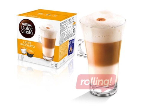 Кофе в капсулах Nescafe Latte Macchiatto, Dolce Gusto, 16шт