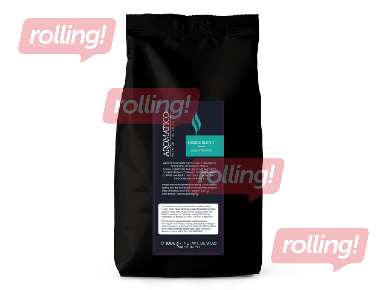 Kafijas pupiņas Aromatico House Blend, 1kg