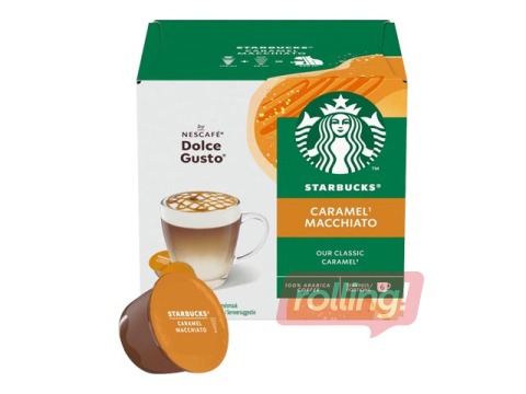 Кофе в капсулах Starbucks Caramel Macchiato, Dolce Gusto, 12шт