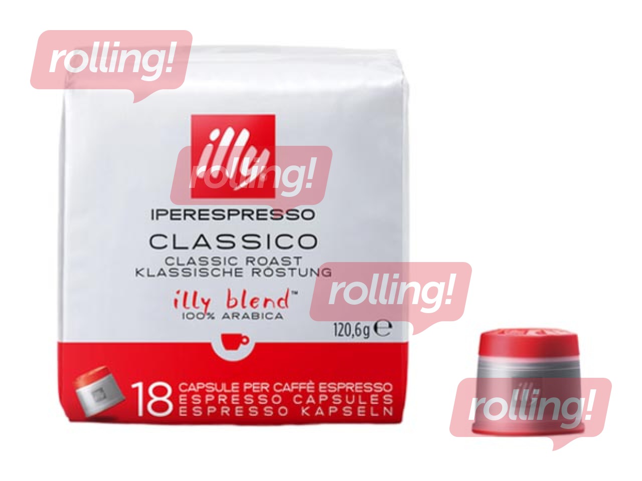 Кофе в капсулах Illy Classico, IperEspresso, 18шт