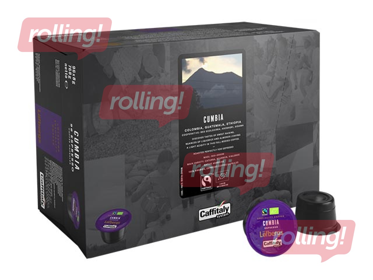 Kafijas kapsulas Lofbergs Cumbia Espresso, Caffitaly System, 96gab