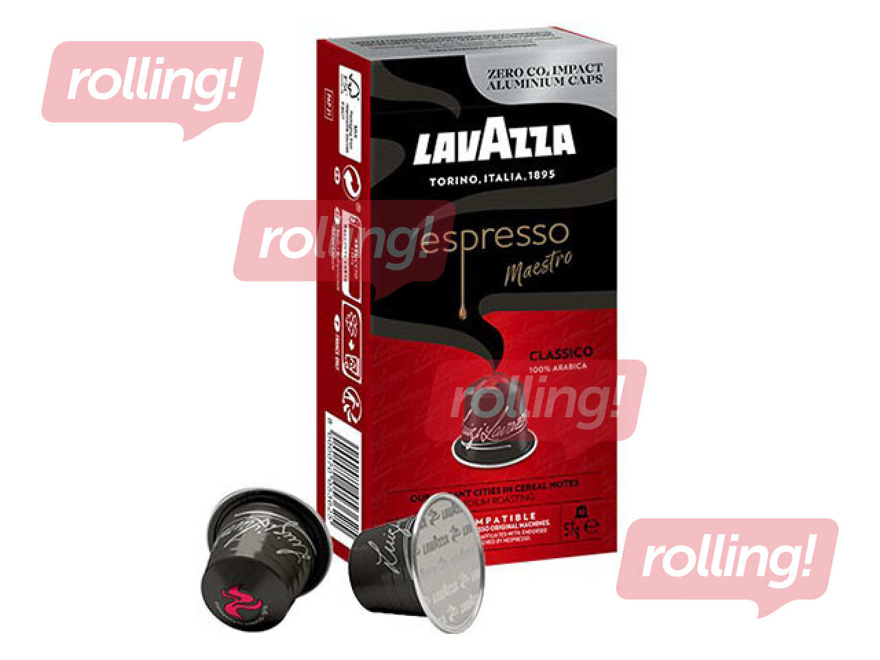 Kafijas kapsulas Lavazza Espresso Classico, Nespresso, 10gab