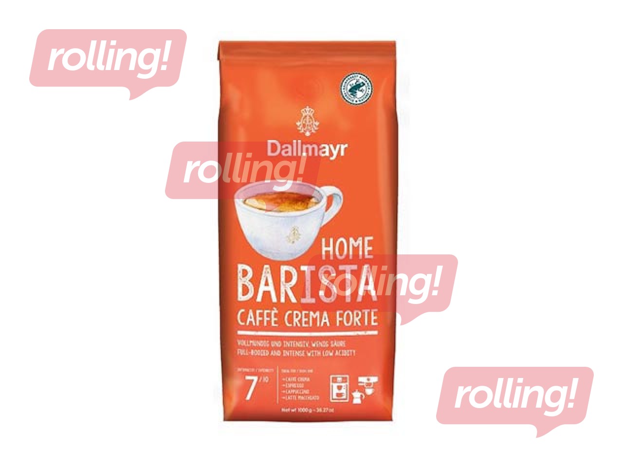 Kohvioad Dallmayr Home Barista Caffé Crema Forte, 1kg