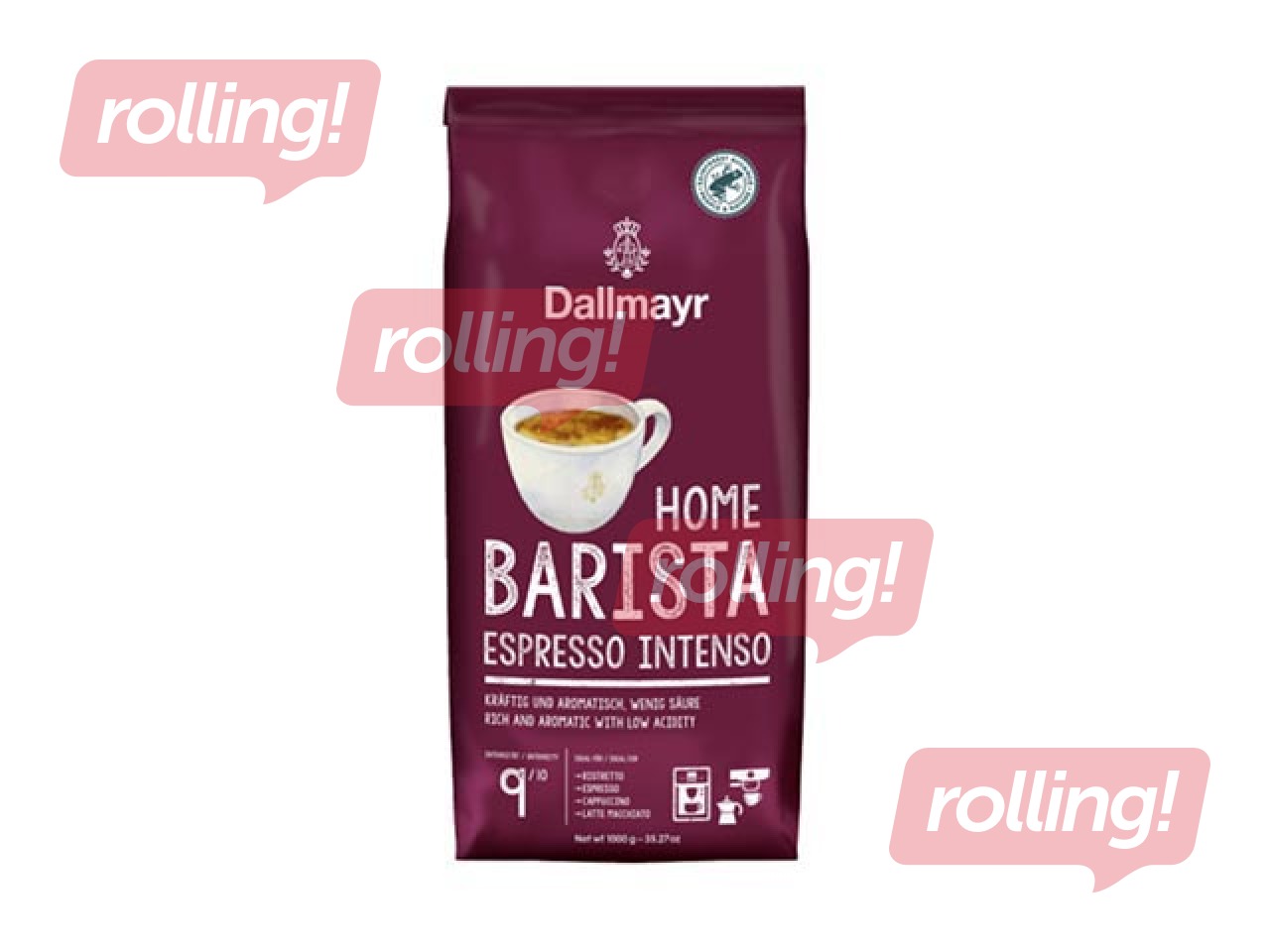 Кофе в зернах Dallmayr Home Barista Espresso Intenso, 1кг