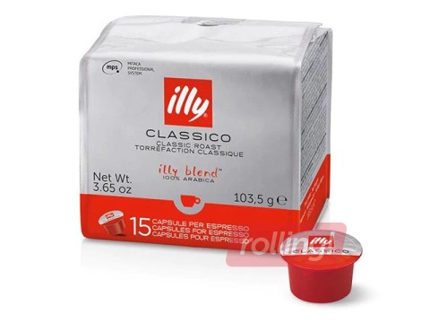 Coffee capsules Illy Classico, MPS, 15pcs