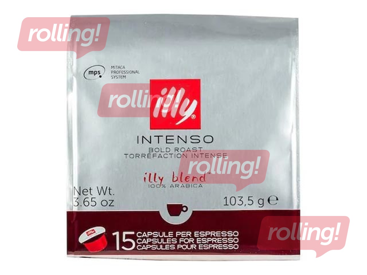 Кофе в капсулах Illy Intenso, MPS, 15шт