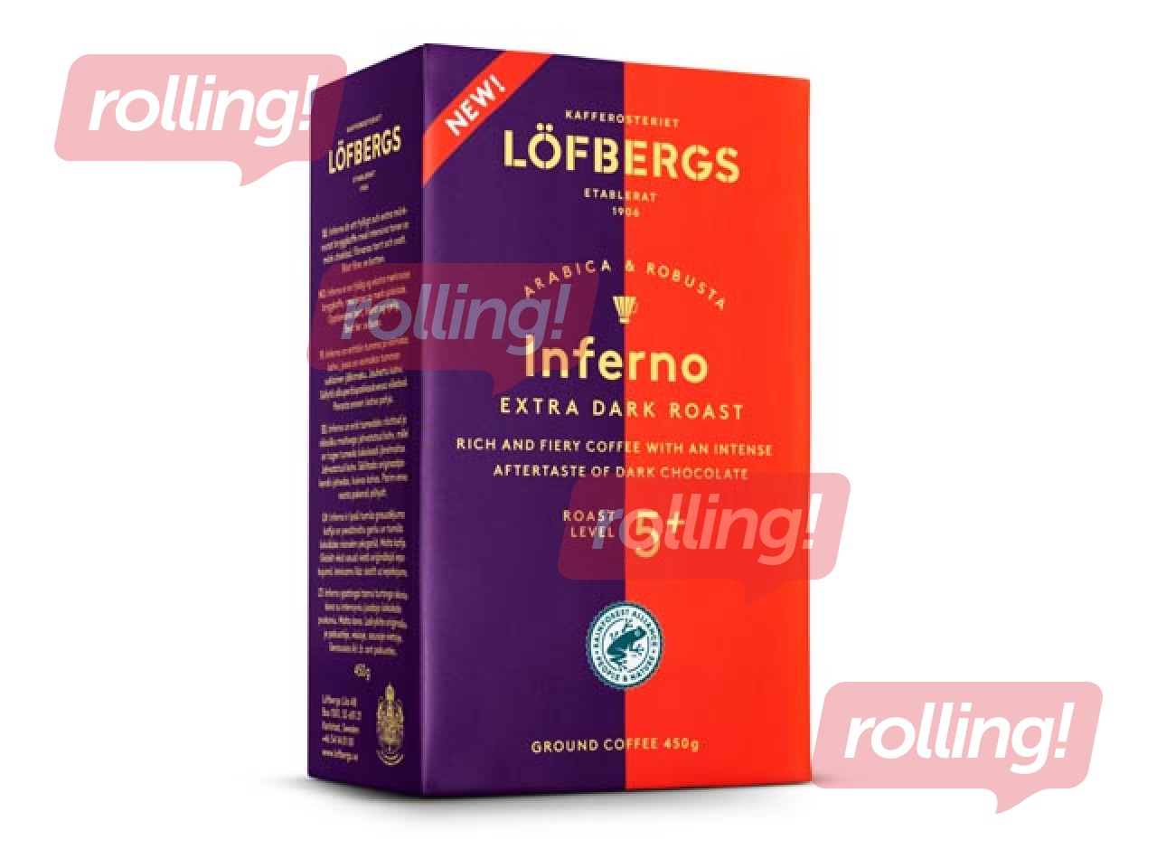 Kafija maltā Löfbergs Inferno, 450g