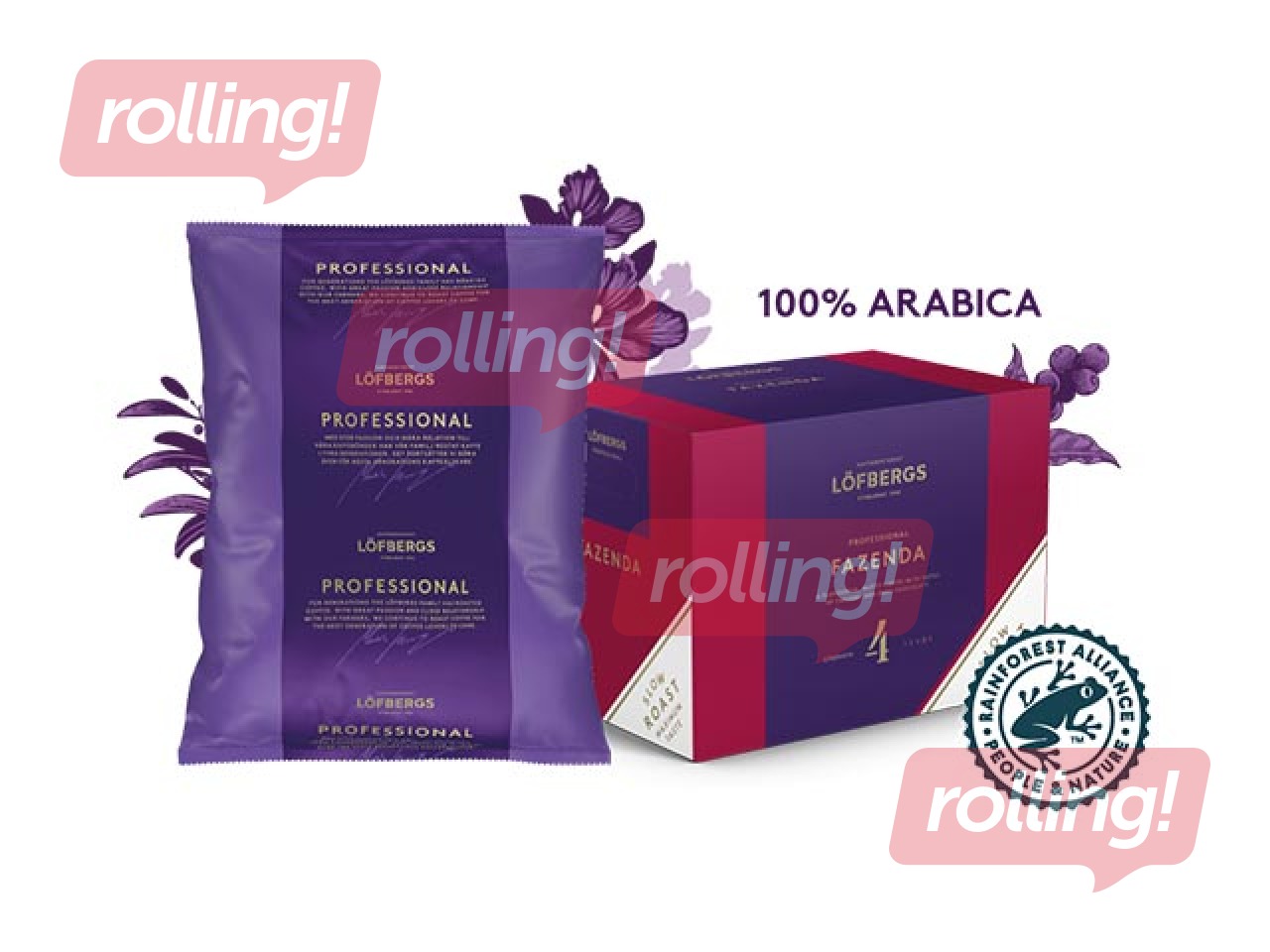 Kafijas pupiņas Löfbergs Professionell Fazenda, 1kg