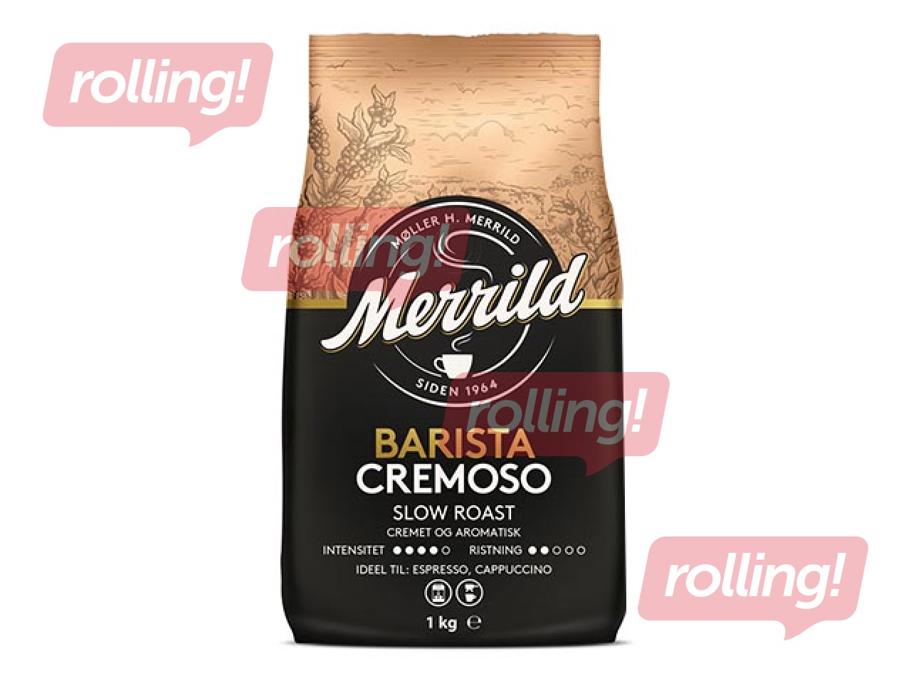 Кофе в зернах Merrild Barista Cremoso, 1кг 