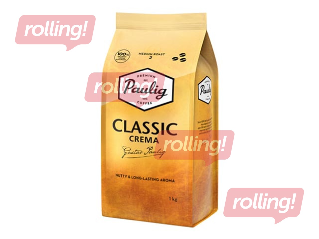 Kafijas pupiņas Paulig Classic Crema, 1kg