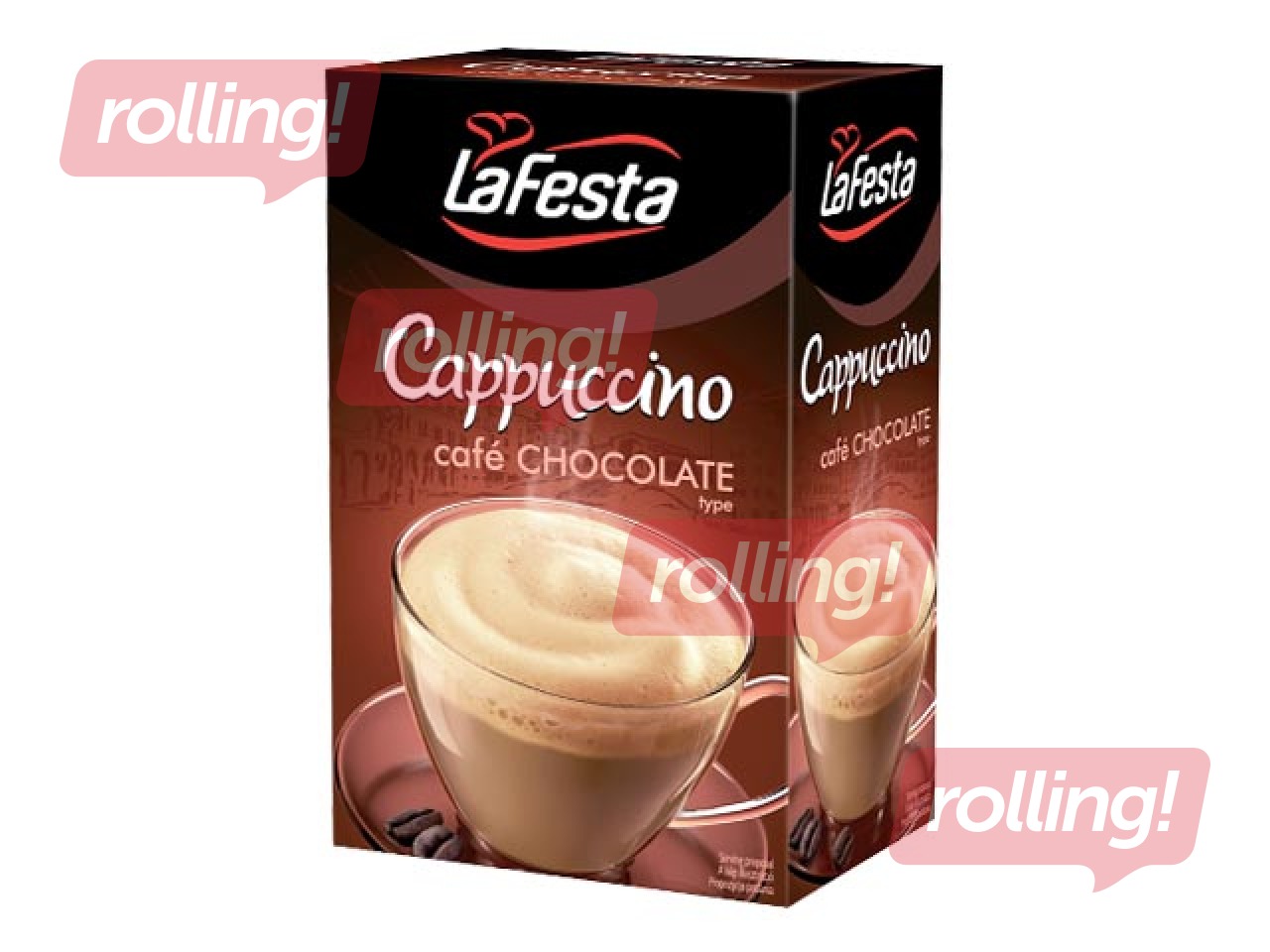 Kapučīno dzēriens LaFesta ar šokolādes garšu, 10x12.5g