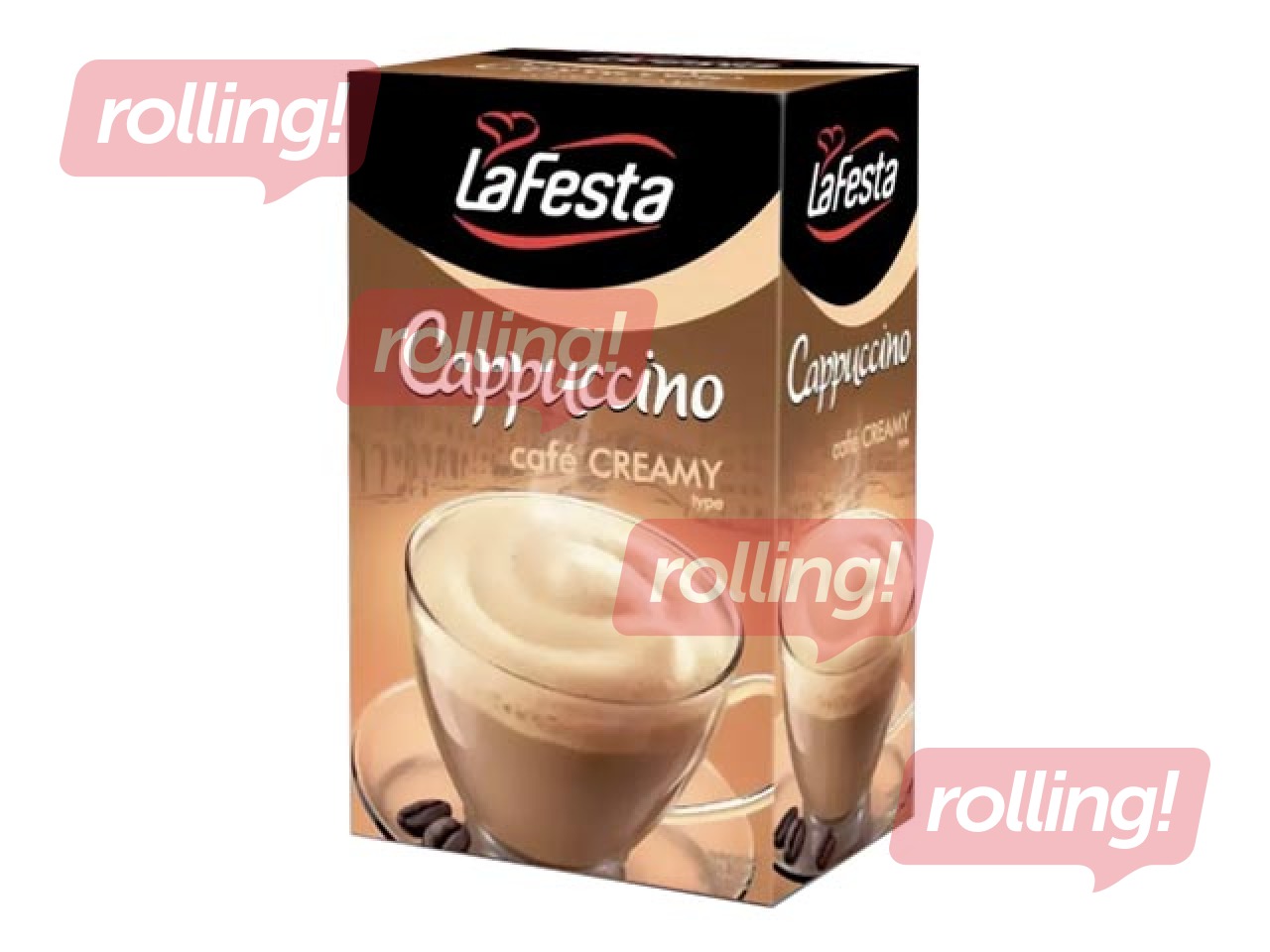 Капучино напиток LaFesta со вкусом сливок, 10x12.5г