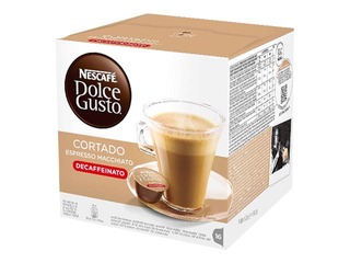 Kafijas kapsulas Nescafe Cortado Decaffinato, Dolce Gusto, 16gab