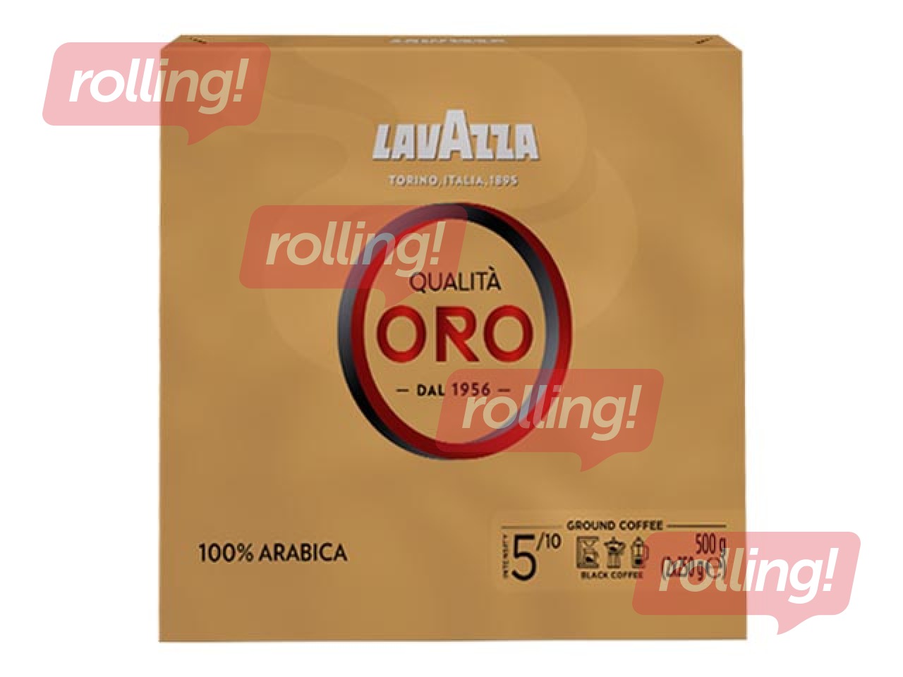 Kafija maltā Lavazza Oro, 2x250g