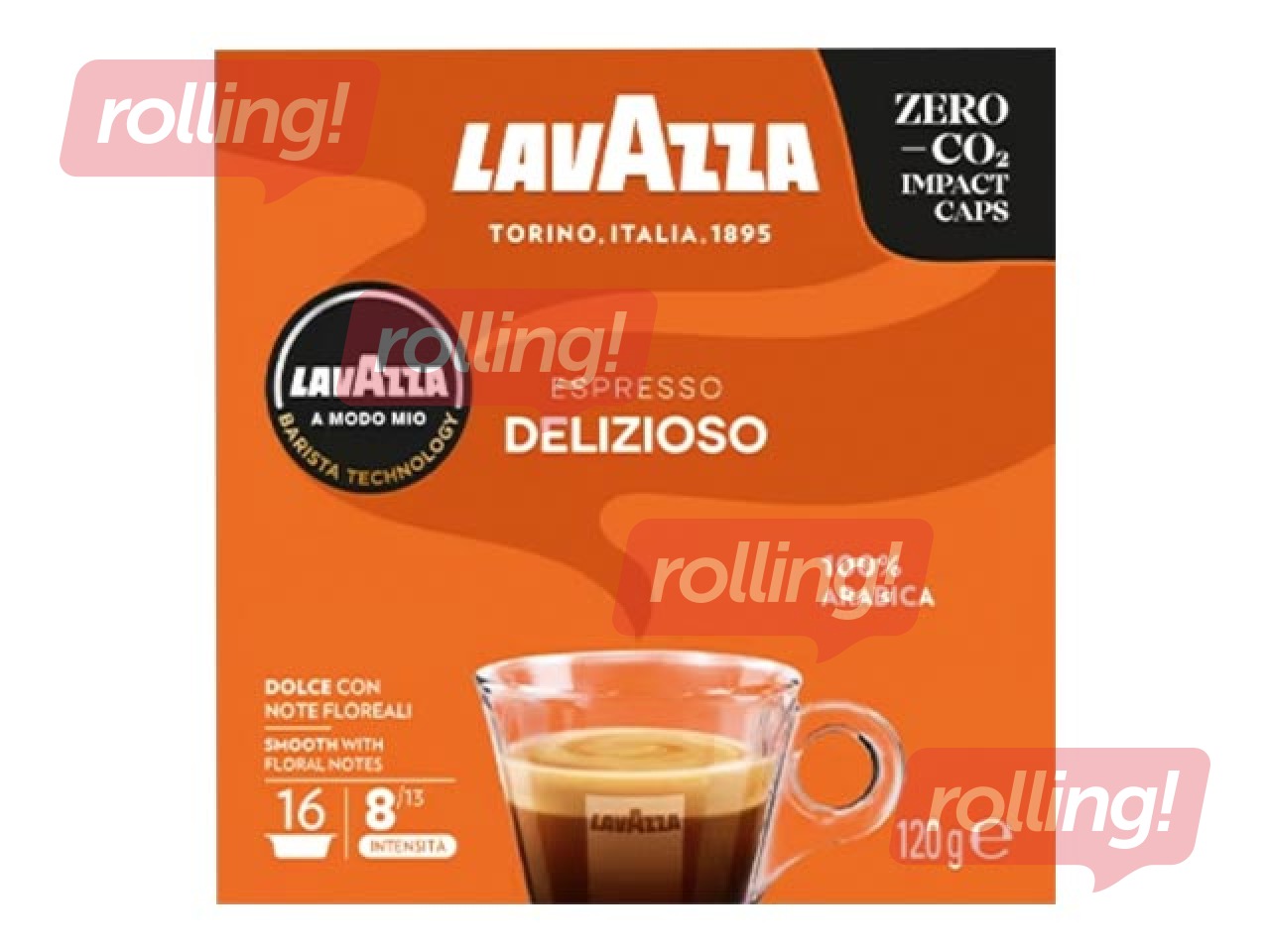Kafijas kapsulas Lavazza A Modo Mio Delizioso, 16gab
