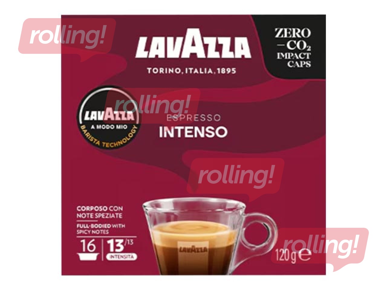 Кофейные капсулы Lavazza A Modo Mio Intenso, 16шт