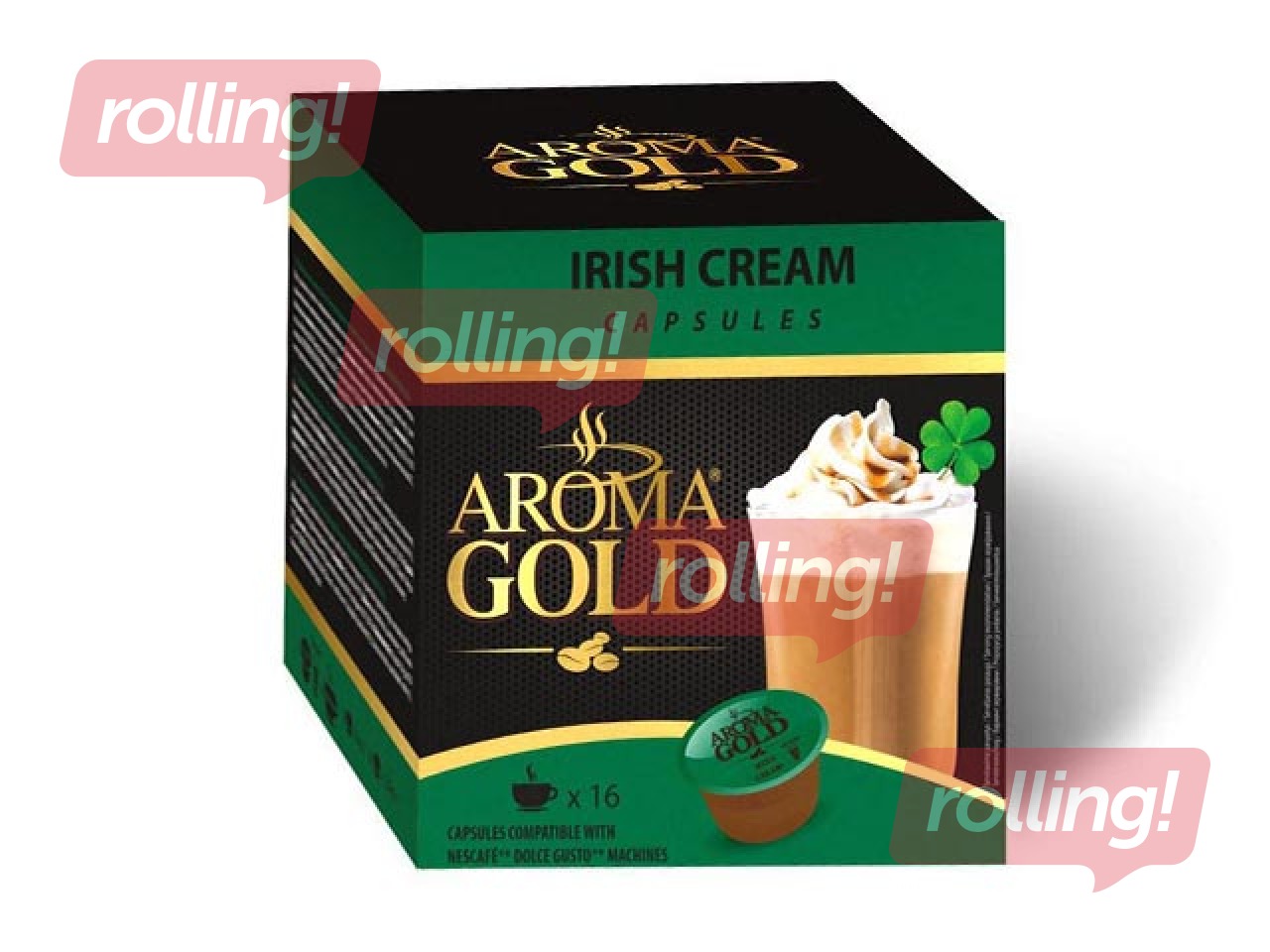 Kafijas kapsulas Aroma Gold Irish Cream, 16gab
