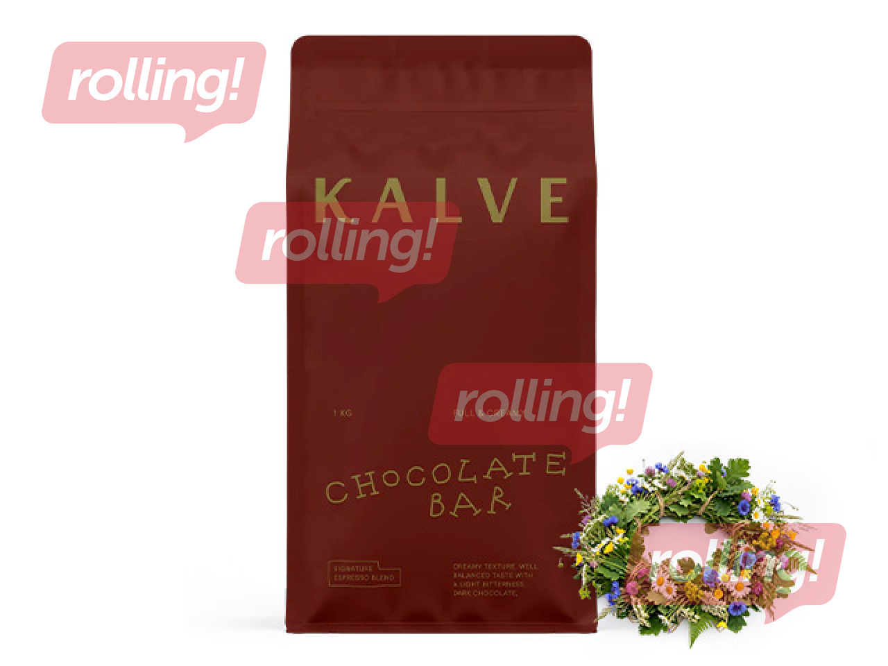 Kafijas pupiņas Kalve Espresso, Chocolate Bar, 1kg +Līgo dāvana!