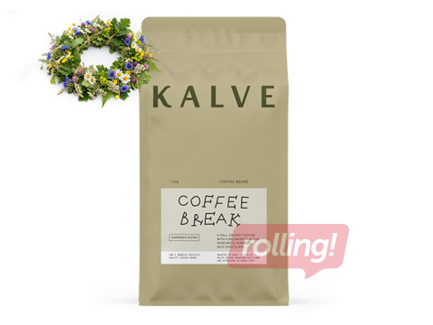 Kafijas pupiņas Kalve Espresso, Coffee break, 1kg +Līgo dāvana!