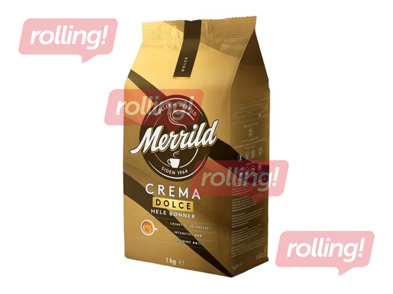 Kafijas pupiņas Merrild Crema Dolce, 1kg 
