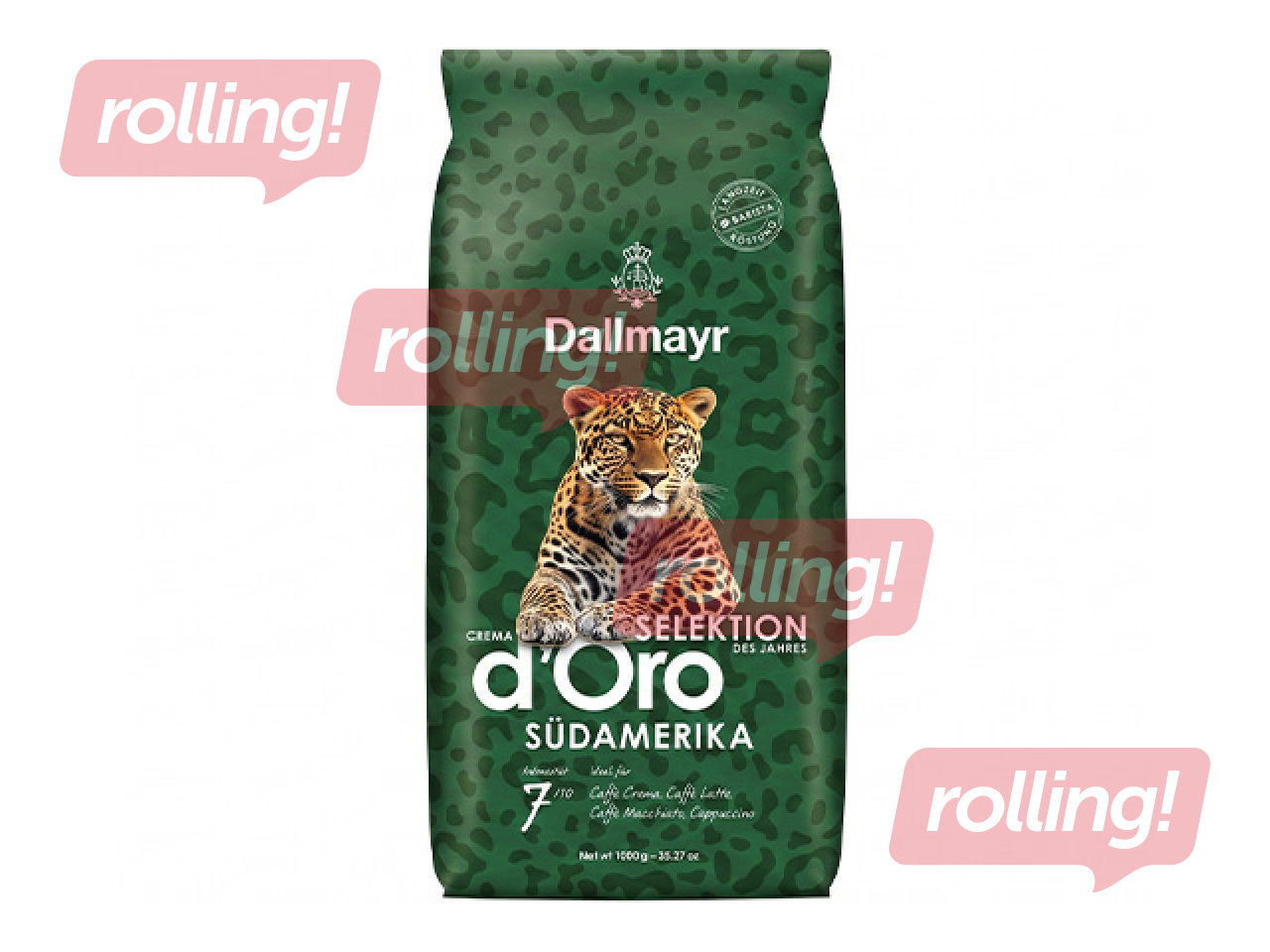 Кофейные зерна Dallmayr Crema d'Oro Do Brasil, 1кг