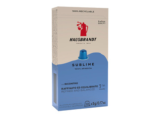 Кофейные капсулы, Hausbrandt, Sublime (Nespresso), 100% арабика, 10 шт.