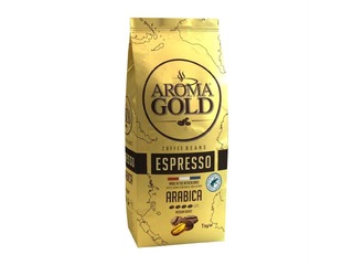Kafijas pupiņas Aroma Gold, Espresso, 1kg