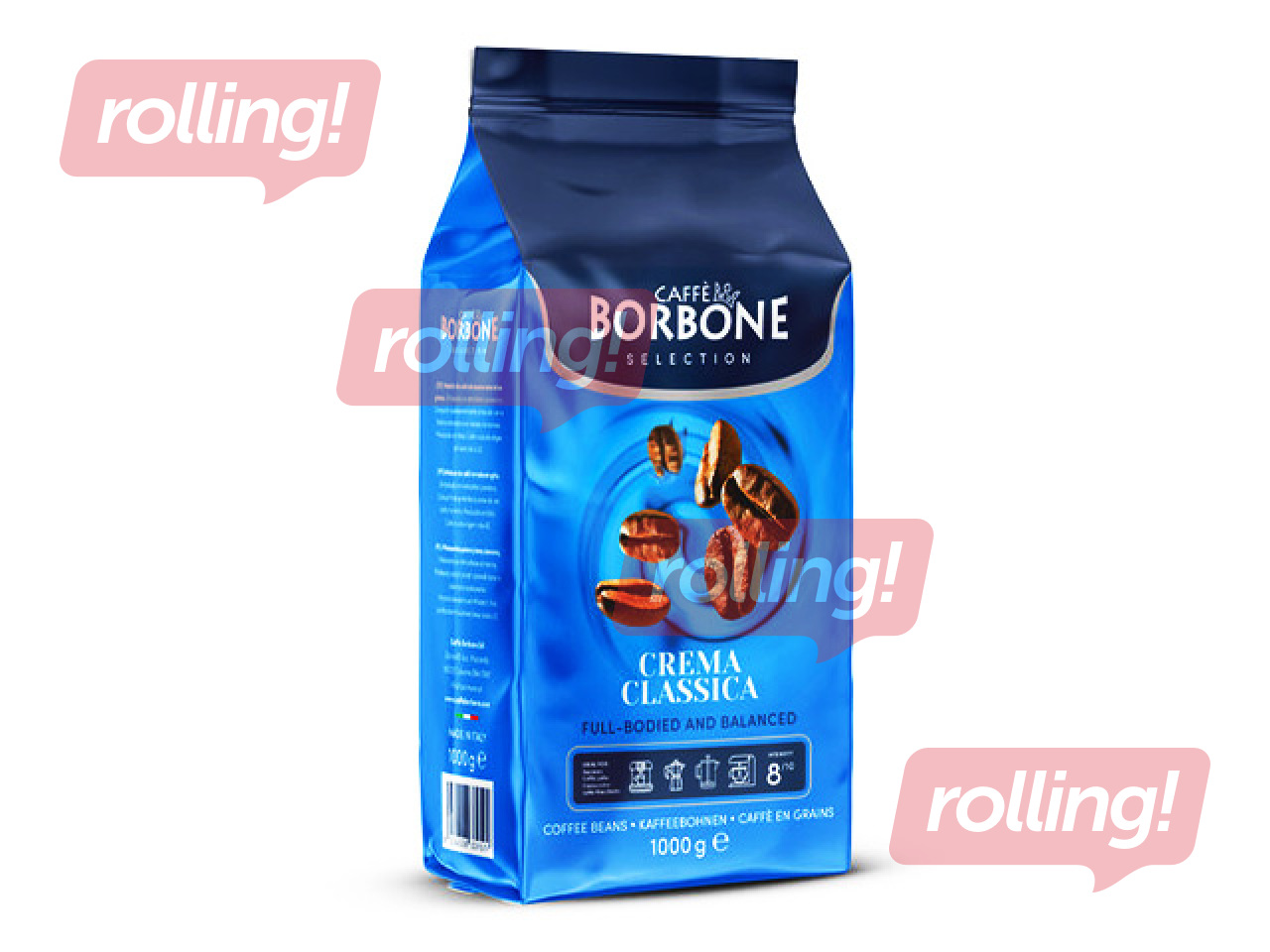 Kafijas pupiņas Borbone Crema Classica, 1kg