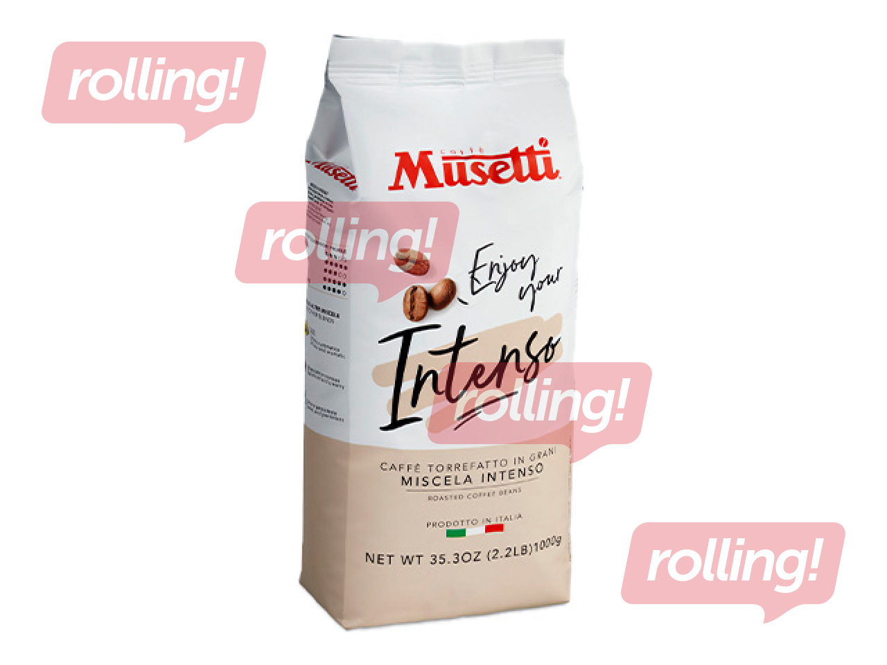 Kafijas pupiņas Musetti Intenso, 1kg