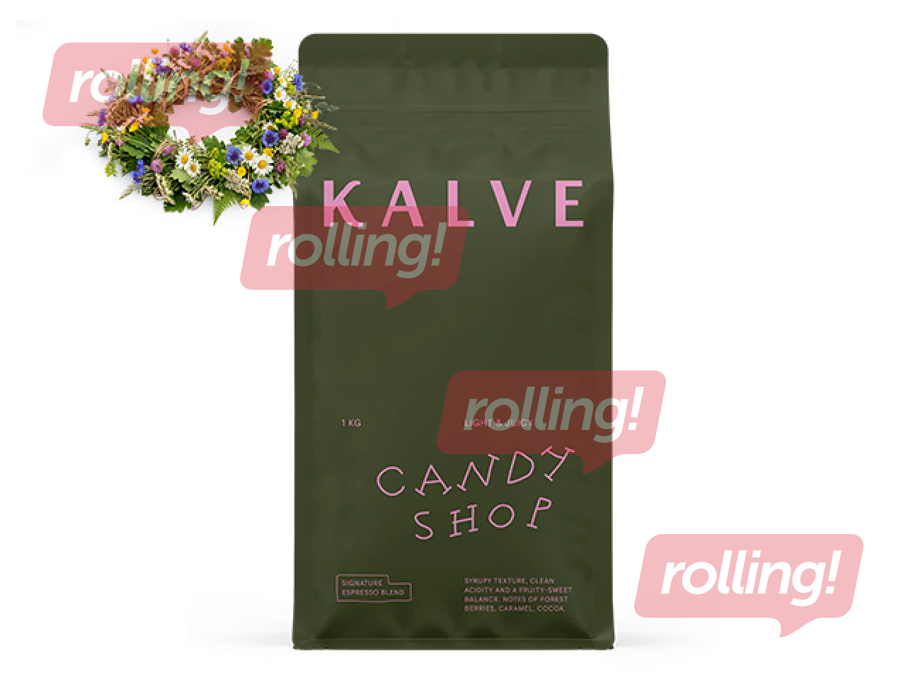 Kafijas pupiņas Kalve, Candy shop, 1kg +Līgo dāvana!