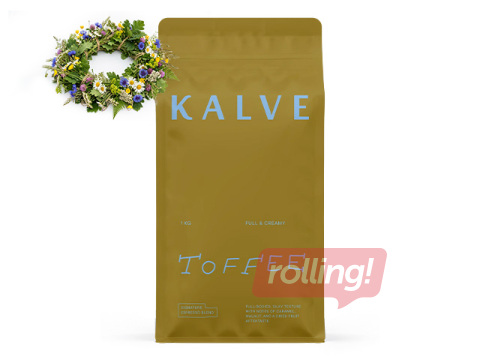 Kafijas pupiņas KALVE, Toffee, 1kg +Līgo dāvana!