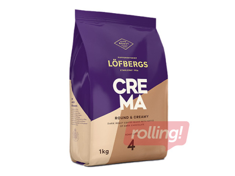 Кофейные зёрна Löfbergs Crema, 1kg
