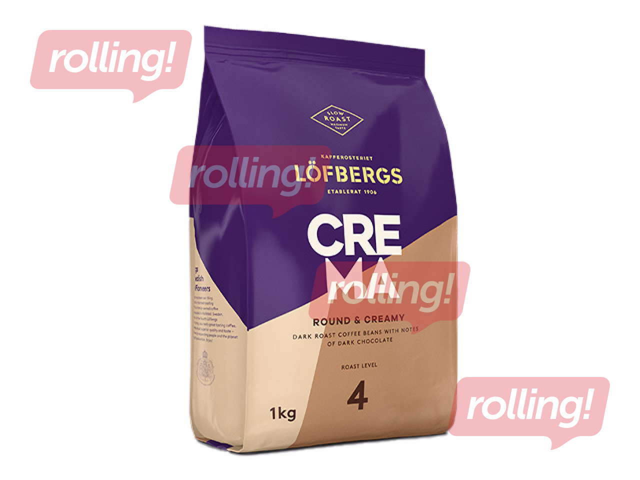 Кофейные зёрна Löfbergs Crema, 1kg