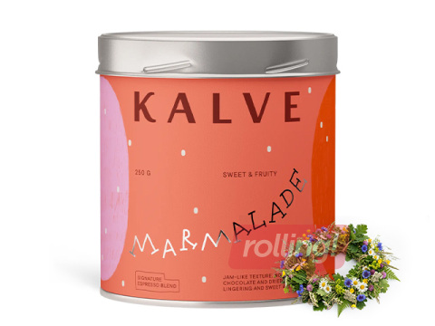 Kafijas pupiņas Kalve, Marmalade, bundža, 250g +Līgo dāvana!