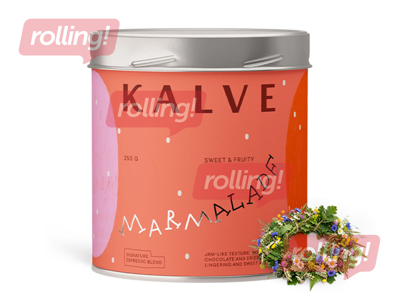 Kafijas pupiņas Kalve, Marmalade, bundža, 250g +Līgo dāvana!