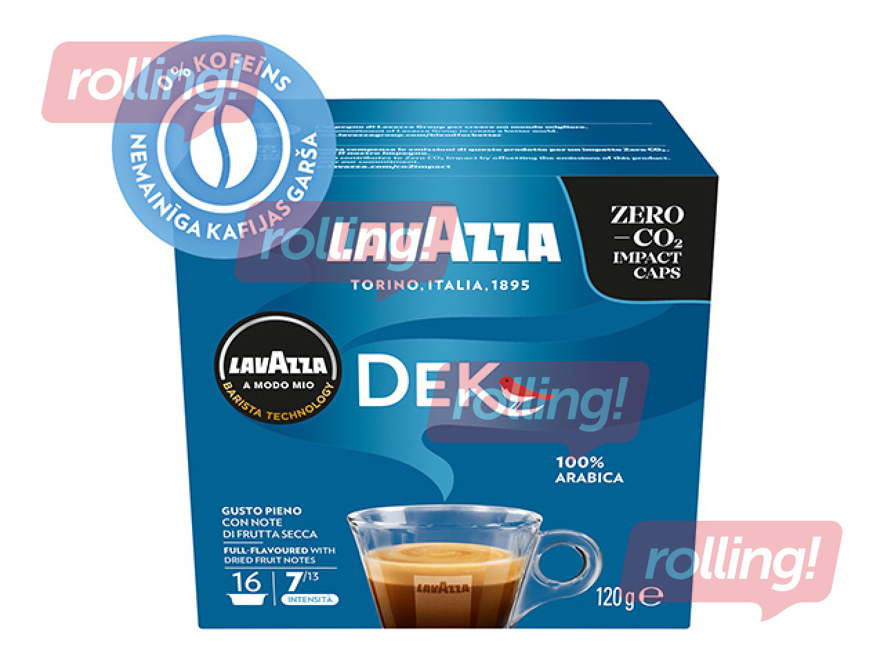 Kafijas kapsulas Lavazza a Modo Mio Dek Cremoso, 16gab