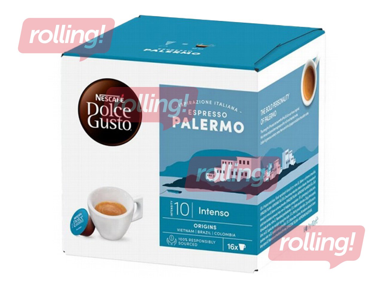 Coffee capsules Nescafe, Palermo Espresso, Dolce Gusto, 16 pcs.