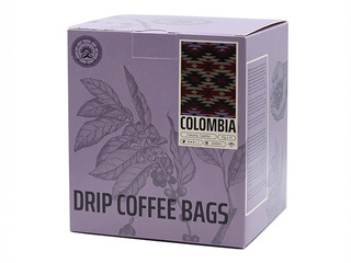 Jahvatatud kohv drip-filtri kottides Colombia, 11x11g