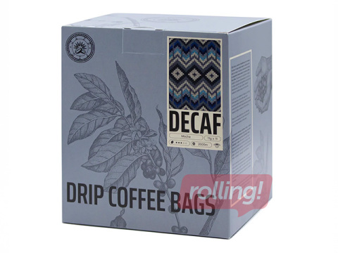 Kafiija maltā drip filtru maisiņā Dacafs, 11x11g