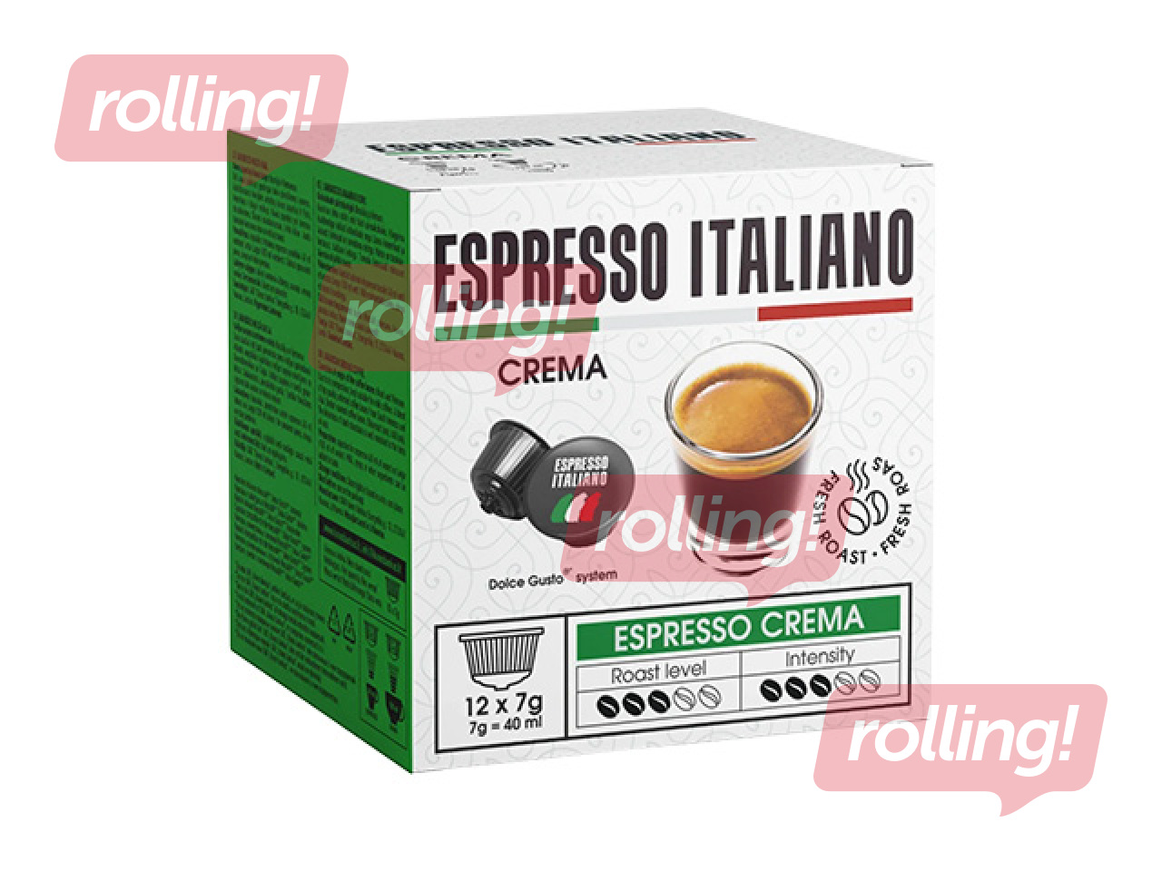 Kafijas kapsulas Espresso Italiano crema 12gab