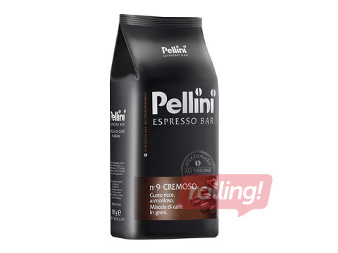 Kafijas pupiņas Pellini, Espresso, Cremoso, 1kg 