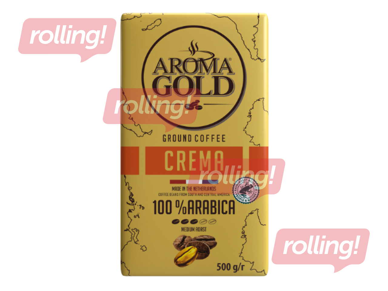 Kafija maltā Aroma Gold, Crema, 500g