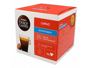Kafijas kapsulas Nescafe, Lungo, Decaffeinato, Dolce Gusto, 16 gab.