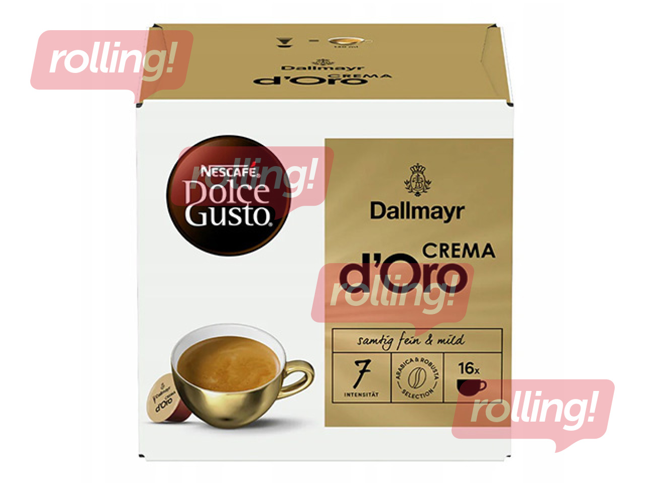 Kafijas kapsulas Dallmayr dOro Crema, Dolce Gusto, 16gab